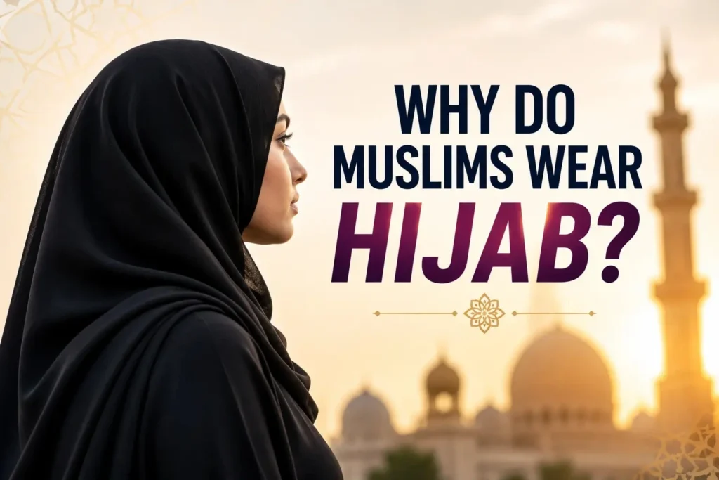 Why do Muslims wear hijab Muslim woman in black hijab